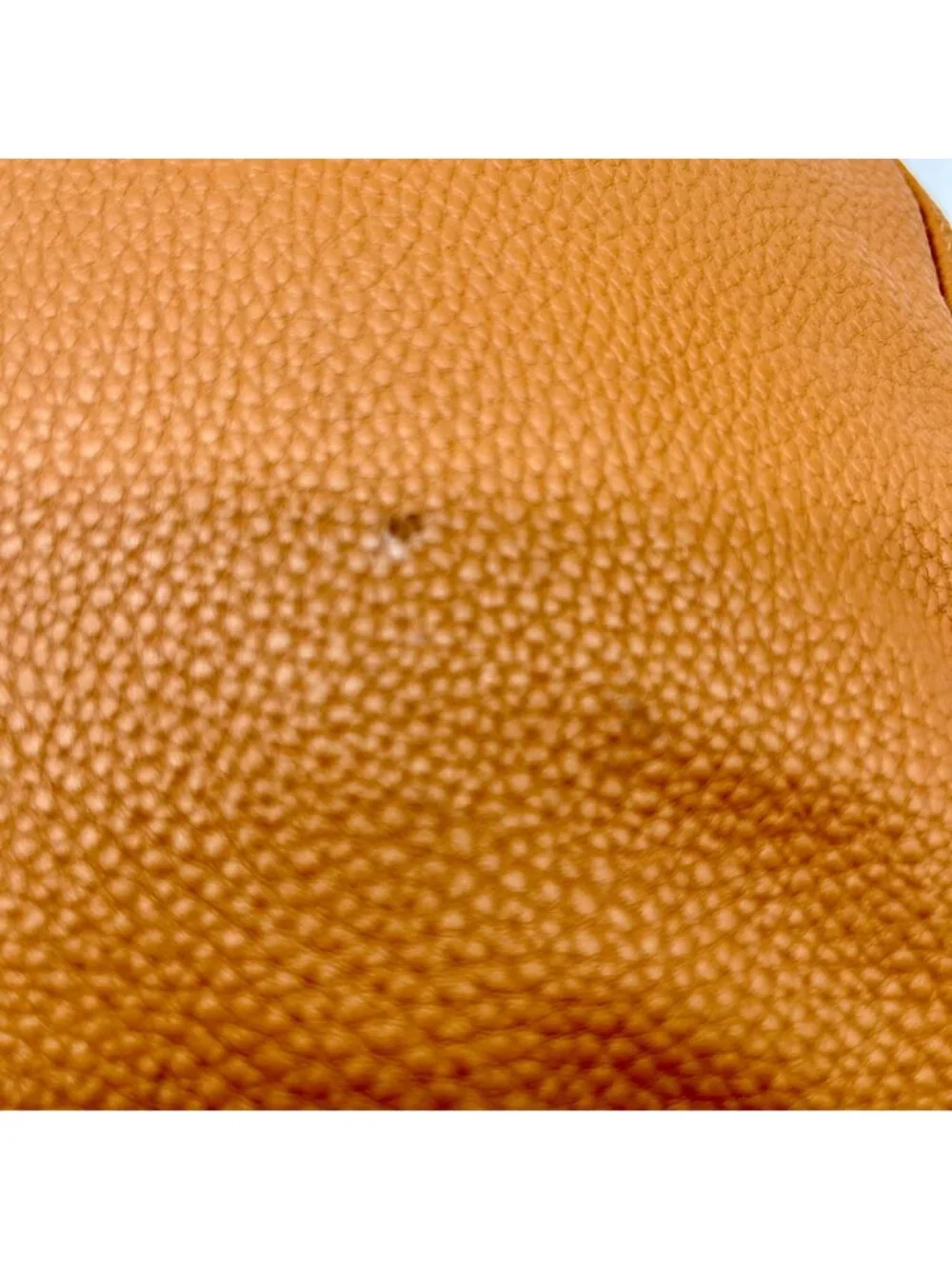 Thirty-One Tan Pebbled Faux Leather Hobo Bag
